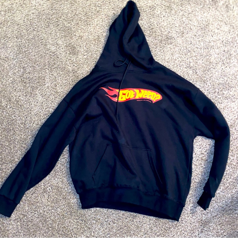 ALF Got Weed? Black hoodie size Large